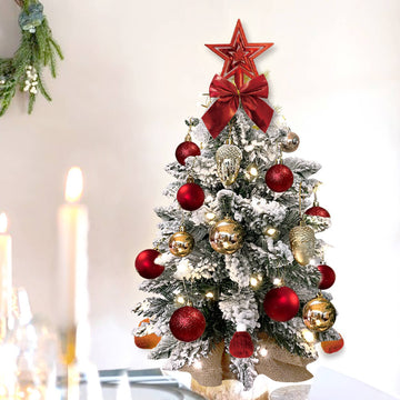 2ft Mini Christmas Tree With Ornaments