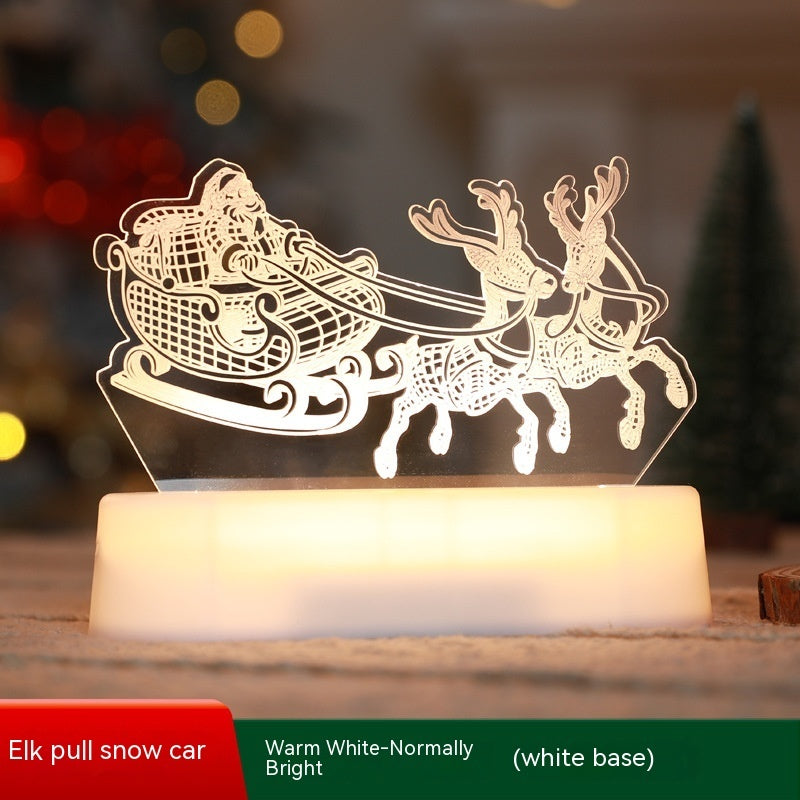 Christmas 3D  Acrylic LED Decoration Lamp
